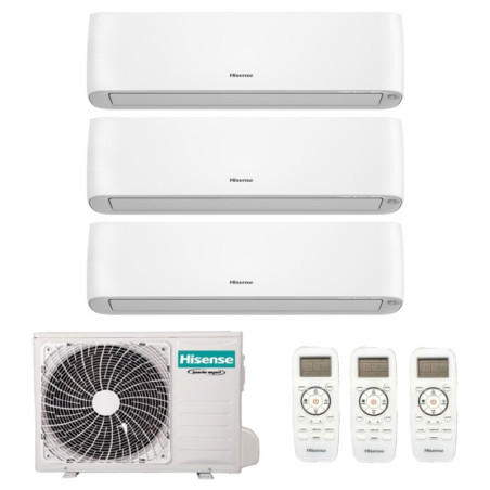 CONDIZIONATORE HISENSE ENERGY PRO PLUS TRIAL SPLIT 9000+9000+9000 B...