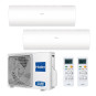 CONDIZIONATORE HAIER PEARL DUAL SPLIT 7000+9000 BTU INVERTER R32 2U50S2SM1FA A++ WIFI