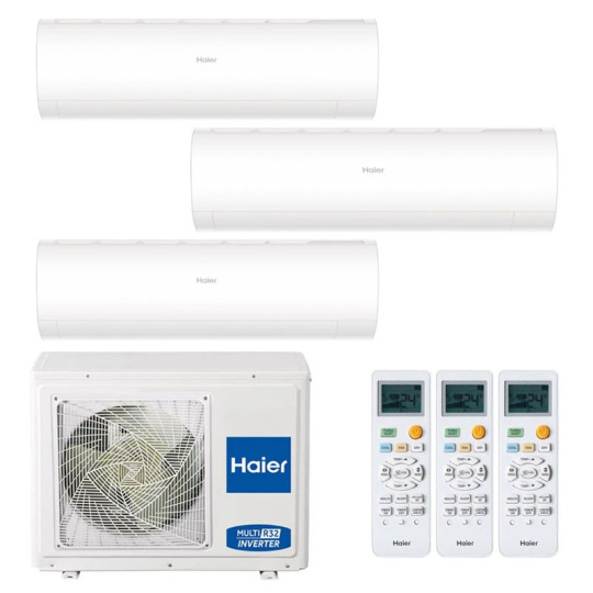 CONDIZIONATORE HAIER PEARL TRIAL SPLIT 7000+7000+7000 BTU INVERTER ...