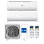 CONDIZIONATORE HAIER GEOS PLUS DUAL SPLIT 9000+9000 BTU INVERTER R32 2U40MEFFRA A++ WIFI