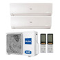 CONDIZIONATORE HAIER FLEXIS PLUS DUAL SPLIT 7000+7000 BTU INVERTER R32 2U40S2SM1FA A++ WIFI