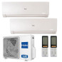 CONDIZIONATORE HAIER FLEXIS PLUS DUAL SPLIT 9000+15000 BTU INVERTER R32 2U50S2SM1FA A++ WIFI