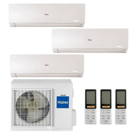 CONDIZIONATORE HAIER FLEXIS PLUS TRIAL SPLIT 7000+7000+7000 BTU INVERTER R32 3U55S2SR5FA A++ WIFI