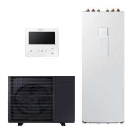 POMPA DI CALORE SAMSUNG EHS R290 MONO AE080CXYDEK CON CLIMATE HUB INVERTER MONOFASE