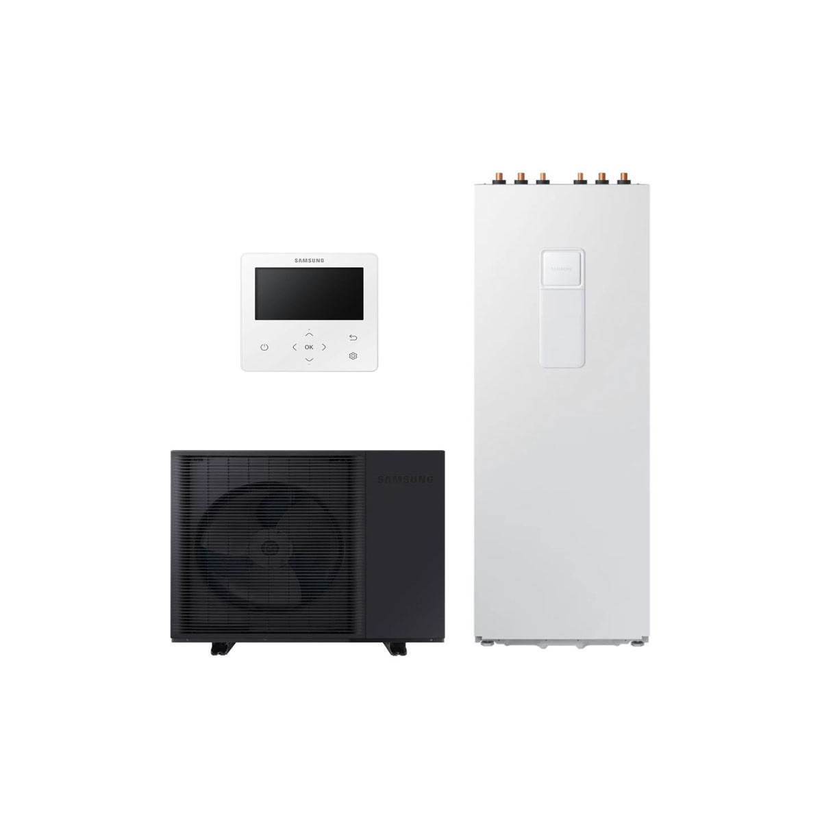 POMPA DI CALORE SAMSUNG EHS R290 MONO AE080CXYDEK CON CLIMATE HUB INVERTER MONOFASE