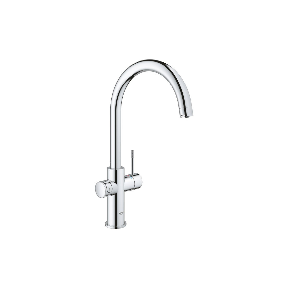 MISCELATORE LAVELLO GROHE BLUE HOME CON SISTEMA FILTRANTE DELL'ACQU...