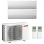 CONDIZIONATORE MITSUBISHI MSZ-BT DUAL SPLIT 7000+7000 BTU INVERTER R32 MXZ-2F33VF A++ WIFI