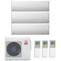 CONDIZIONATORE MITSUBISHI MSZ-BT TRIAL SPLIT 7000+7000+9000 BTU INVERTER R32 MXZ-3F54VF A+++ WIFI