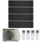 CONDIZIONATORE DAIKIN STYLISH BLACK QUADRI SPLIT 9000+9000+9000+9000 BTU INVERTER R32 4MXM68 A+++ WIFI