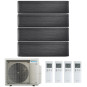 CONDIZIONATORE DAIKIN STYLISH REAL BLACKWOOD QUADRI SPLIT 9000+9000+9000+9000 BTU INVERTER R32 4MXM68 A+++ WIFI