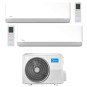 CONDIZIONATORE MIDEA BREEZELESS E DUAL SPLIT 12000+12000 BTU INVERT...