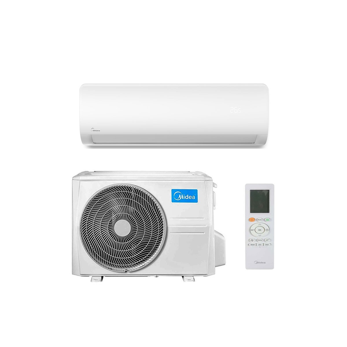 Condizionatore Midea Extreme Monosplit 12000 Btu Inverter R32 A 9383