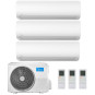 CONDIZIONATORE MIDEA EXTREME TRIAL SPLIT 9000+9000+9000 BTU INVERTE...