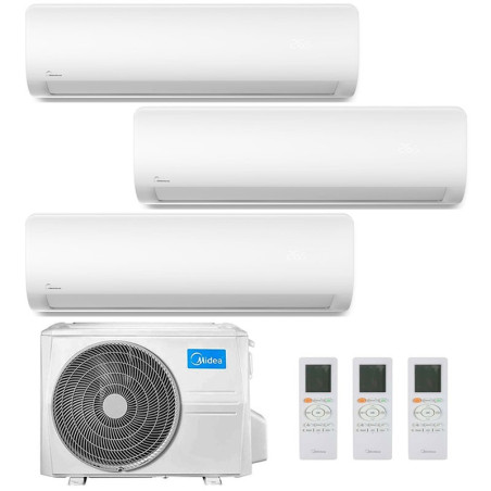 CONDIZIONATORE MIDEA EXTREME TRIAL SPLIT 9000+9000+9000 BTU INVERTE...