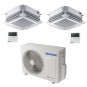 CONDIZIONATORE SAMSUNG CASSETTA A 4 VIE MINI WINDFREE 9000+9000 BTU...