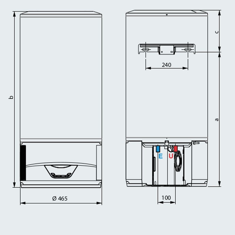 SCALDABAGNO ELETTRICO ARISTON LYDOS HYBRID A POMPA DI CALORE ACCUMULO 100 LT WIFI