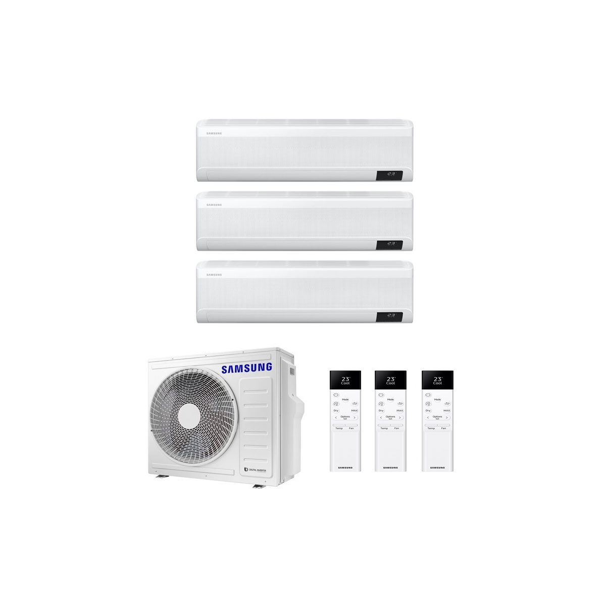 CONDIZIONATORE SAMSUNG WINDFREE ELITE TRIAL SPLIT 9000+9000+12000 B...