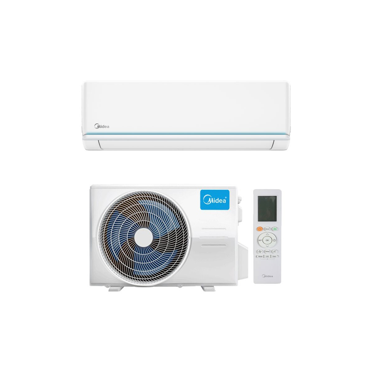 CONDIZIONATORE MIDEA EVOLUTION MONOSPLIT 12000 BTU INVERTER R32 A++...