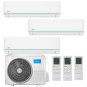 CONDIZIONATORE MIDEA EVOLUTION TRIAL SPLIT 9000+12000+12000 BTU INV...