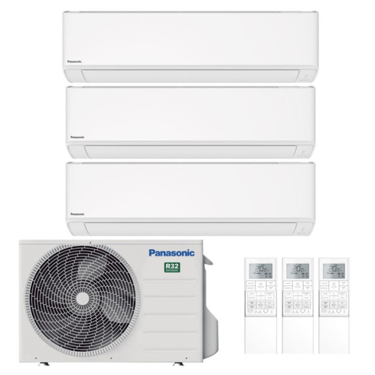 CONDIZIONATORE PANASONIC TZ TRIAL SPLIT 7000+7000+7000 BTU INVERTER...