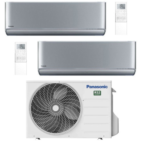 CONDIZIONATORE PANASONIC ETHEREA Z SILVER DUAL SPLIT 7000+9000 BTU ...