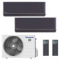 CONDIZIONATORE PANASONIC ETHEREA Z GRAFITE DUAL SPLIT 9000+9000 BTU...