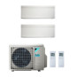 Condizionatore Daikin Stylish Bianco Dual Split 9000+9000 btu Inverter R32 2MXM50M A+++/A++ WIFI