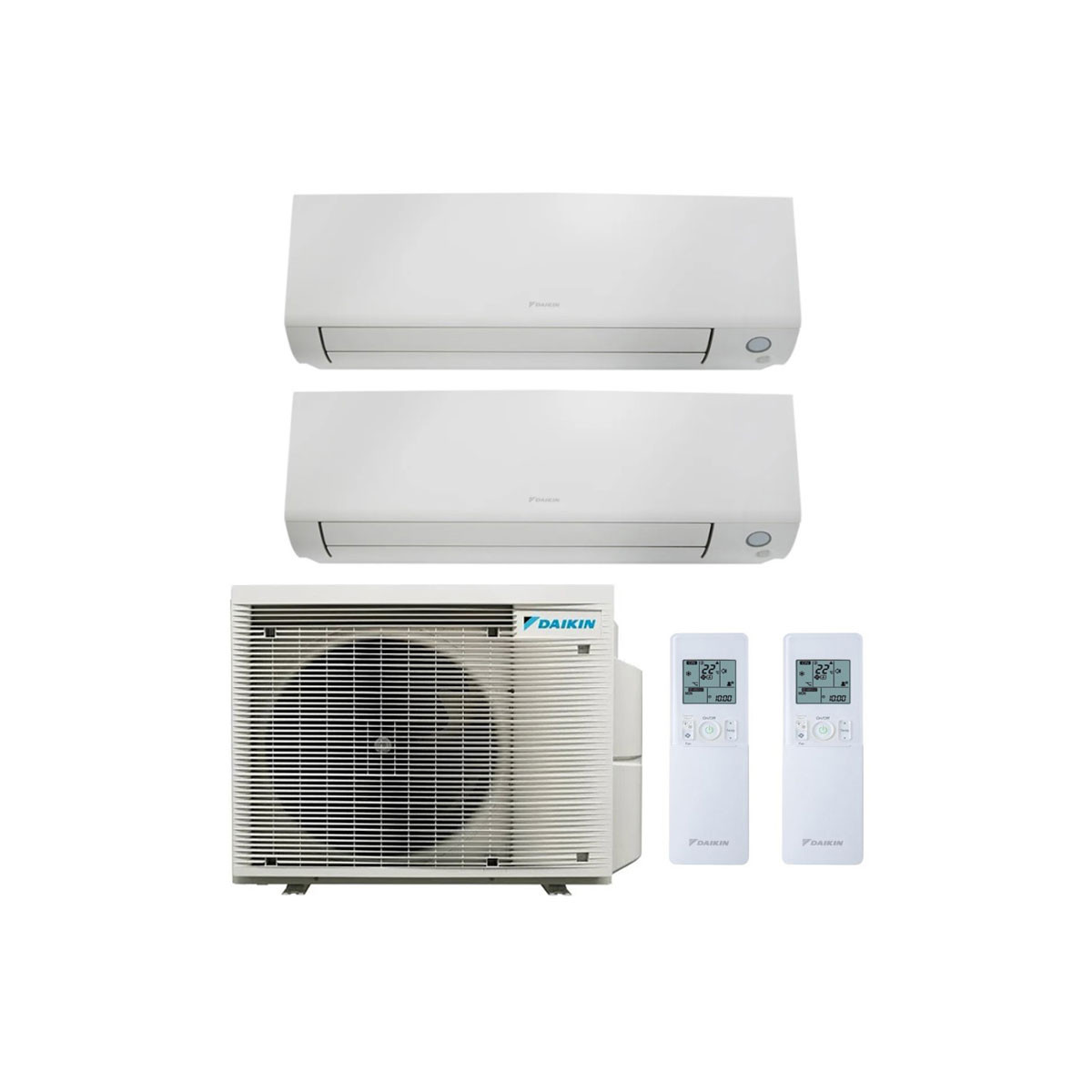 CONDIZIONATORE DAIKIN PERFERA ALL SEASONS DUAL SPLIT 5000+7000 BTU ...