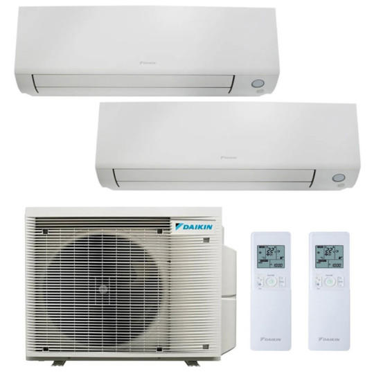 CONDIZIONATORE DAIKIN PERFERA ALL SEASONS DUAL SPLIT 5000+7000 BTU ...