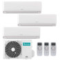 CONDIZIONATORE HISENSE ECOSENSE TRIAL SPLIT 9000+12000+12000 BTU IN...