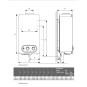 SCALDABAGNO JUNKERS BOSCH THERM 4200 CAMERA APERTA 14 LT LOW NOX GPL