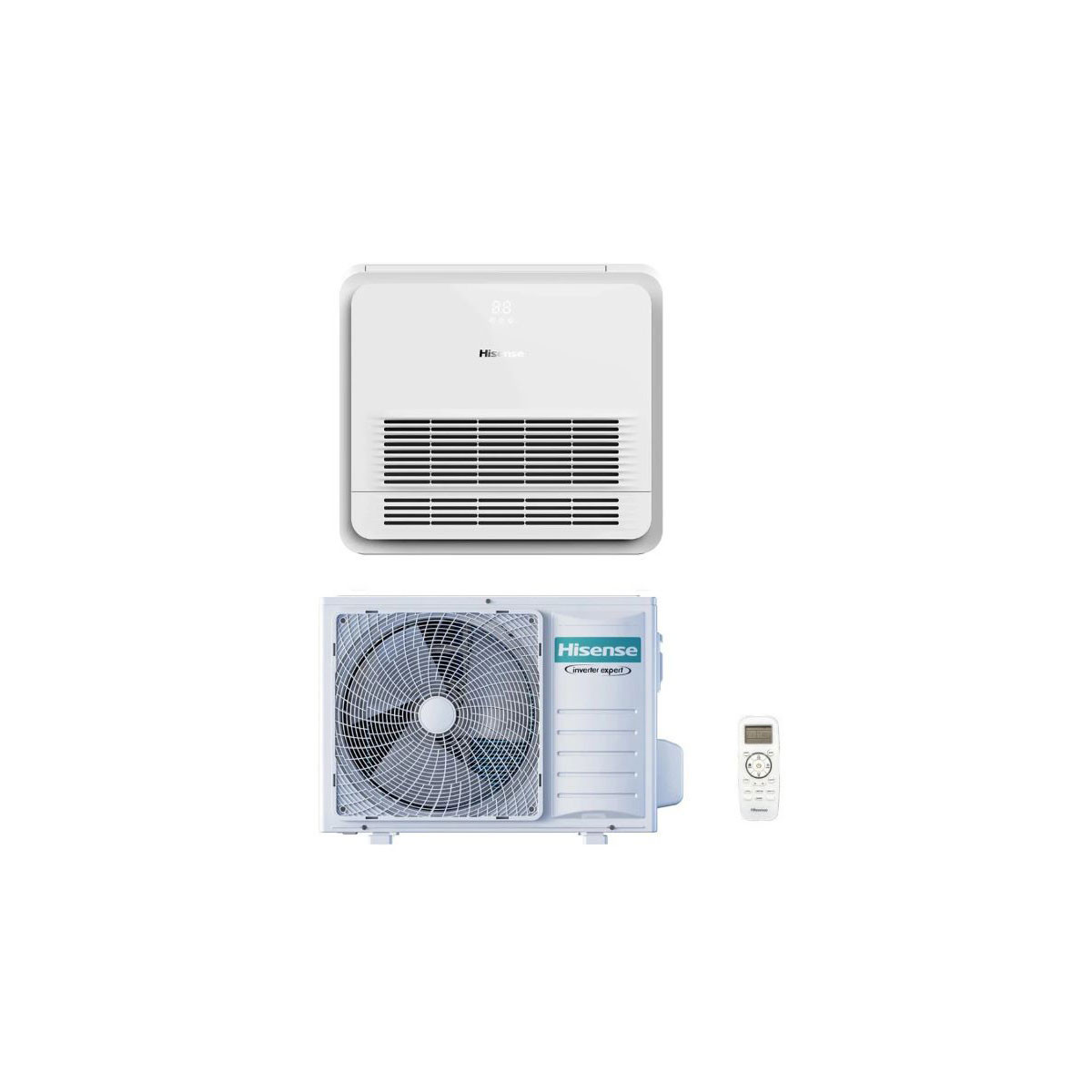 CONDIZIONATORE HISENSE CONSOLE A PAVIMENTO MONOSPLIT 9000 BTU INVERTER AKT26UR4RK8 A++ R32