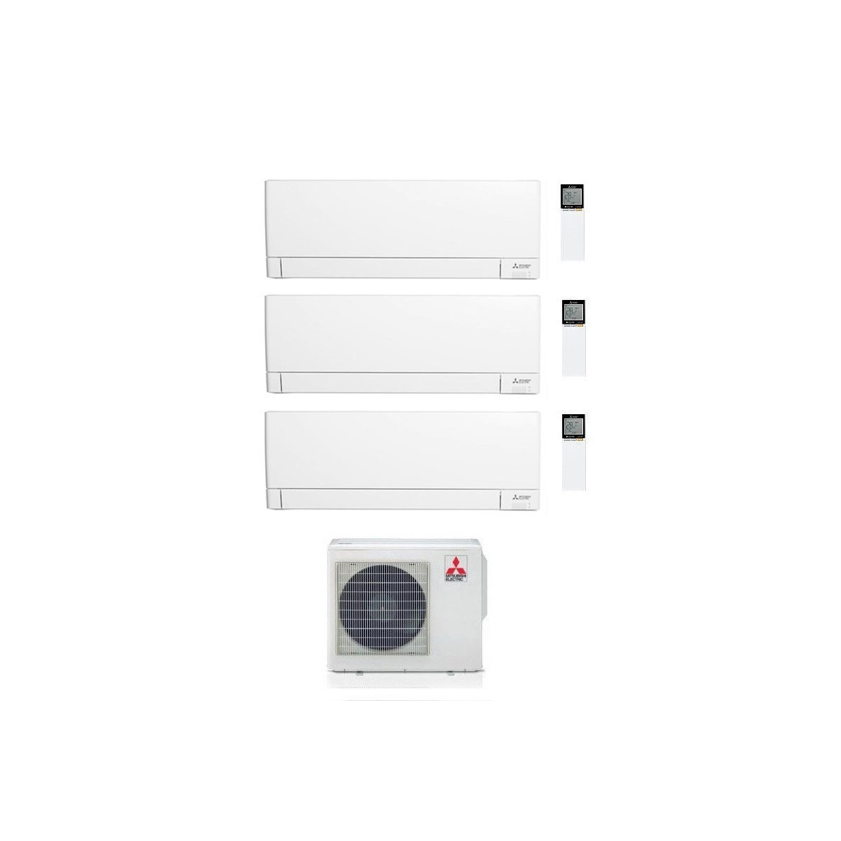 CONDIZIONATORE MITSUBISHI MSZ-AY TRIAL SPLIT 7000+12000+15000 BTU INVERTER R32 MXZ-3F54VF A+++ WIFI