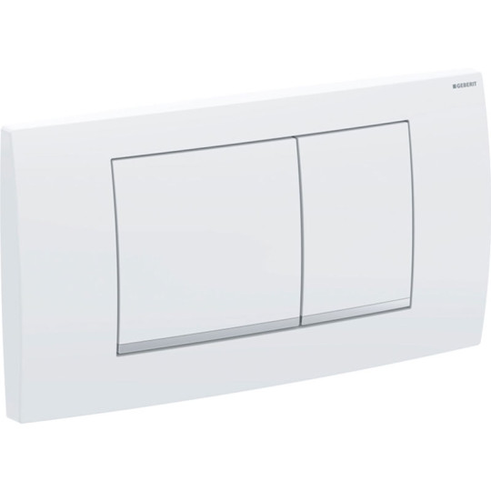 PLACCA DI COMANDO GEBERIT TWINLINE30 BIANCO E CROMO 115.899.KJ.1