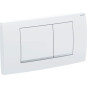 PLACCA DI COMANDO GEBERIT TWINLINE30 BIANCO E CROMO 115.899.KJ.1